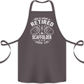 A Retired Scaffolder Looks Like Cotton Apron 100% Organic Dark Grey