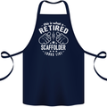 A Retired Scaffolder Looks Like Cotton Apron 100% Organic Navy Blue
