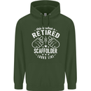 A Retired Scaffolder Looks Like Mens 80% Cotton Hoodie Forest Green