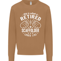 A Retired Scaffolder Looks Like Mens Sweatshirt Jumper Caramel Latte