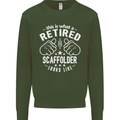 A Retired Scaffolder Looks Like Mens Sweatshirt Jumper Forest Green