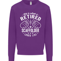 A Retired Scaffolder Looks Like Mens Sweatshirt Jumper Purple