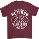 A Retired Scaffolder Looks Like Mens T-Shirt Cotton Gildan Maroon
