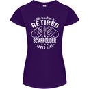 A Retired Scaffolder Looks Like Womens Petite Cut T-Shirt Purple