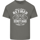 A Retired Security Guard Looks Like Mens Cotton T-Shirt Tee Top Charcoal