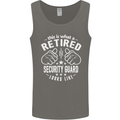 A Retired Security Guard Looks Like Mens Vest Tank Top Charcoal