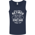 A Retired Security Guard Looks Like Mens Vest Tank Top Navy Blue