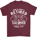 A Retired Taxi Driver Looks Like Mens T-Shirt Cotton Gildan Maroon
