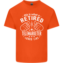 A Retired Telemarketer Looks Like Mens Cotton T-Shirt Tee Top Orange