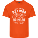 A Retired Traffic Warden Looks Like Mens Cotton T-Shirt Tee Top Orange