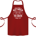 A Retired Tree Surgeon Looks Like Cotton Apron 100% Organic Maroon