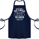 A Retired Tree Surgeon Looks Like Cotton Apron 100% Organic Navy Blue