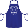 A Retired Tree Surgeon Looks Like Cotton Apron 100% Organic Royal Blue