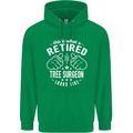 A Retired Tree Surgeon Looks Like Mens 80% Cotton Hoodie Irish Green