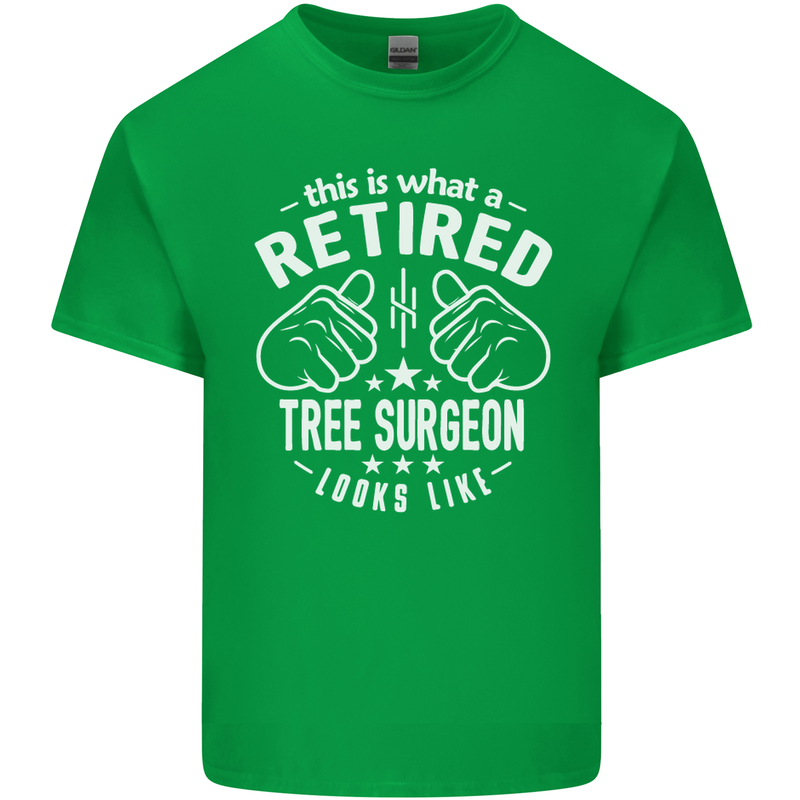 A Retired Tree Surgeon Looks Like Mens Cotton T-Shirt Tee Top Irish Green
