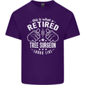 A Retired Tree Surgeon Looks Like Mens Cotton T-Shirt Tee Top Purple