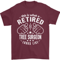 A Retired Tree Surgeon Looks Like Mens T-Shirt Cotton Gildan Maroon