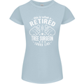 A Retired Tree Surgeon Looks Like Womens Petite Cut T-Shirt Light Blue