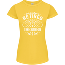 A Retired Tree Surgeon Looks Like Womens Petite Cut T-Shirt Yellow
