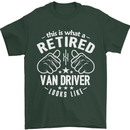 A Retired Van Driver Looks Like Mens T-Shirt Cotton Gildan Forest Green
