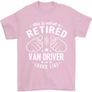 A Retired Van Driver Looks Like Mens T-Shirt Cotton Gildan Light Pink