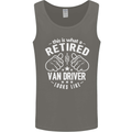 A Retired Van Driver Looks Like Mens Vest Tank Top Charcoal