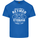 A Retired Veternarian Looks Like Mens Cotton T-Shirt Tee Top Royal Blue