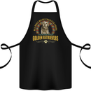 A Retriever Dog Cotton Apron 100% Organic Black