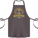 A Retriever Dog Cotton Apron 100% Organic Dark Grey