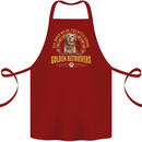 A Retriever Dog Cotton Apron 100% Organic Maroon