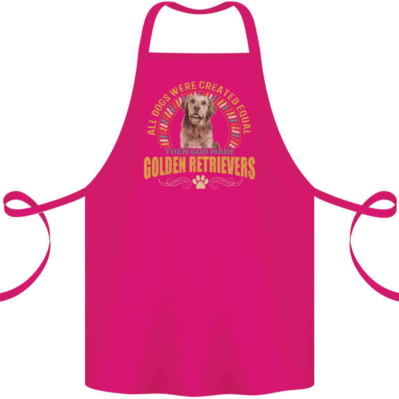 A Retriever Dog Cotton Apron 100% Organic Pink