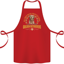 A Retriever Dog Cotton Apron 100% Organic Red