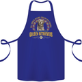 A Retriever Dog Cotton Apron 100% Organic Royal Blue