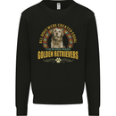 A Retriever Dog Kids Sweatshirt Jumper Black