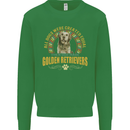 A Retriever Dog Kids Sweatshirt Jumper Irish Green