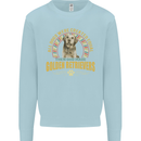 A Retriever Dog Kids Sweatshirt Jumper Light Blue