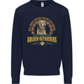 A Retriever Dog Kids Sweatshirt Jumper Navy Blue