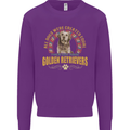 A Retriever Dog Kids Sweatshirt Jumper Purple