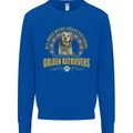 A Retriever Dog Kids Sweatshirt Jumper Royal Blue