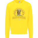 A Retriever Dog Kids Sweatshirt Jumper Yellow
