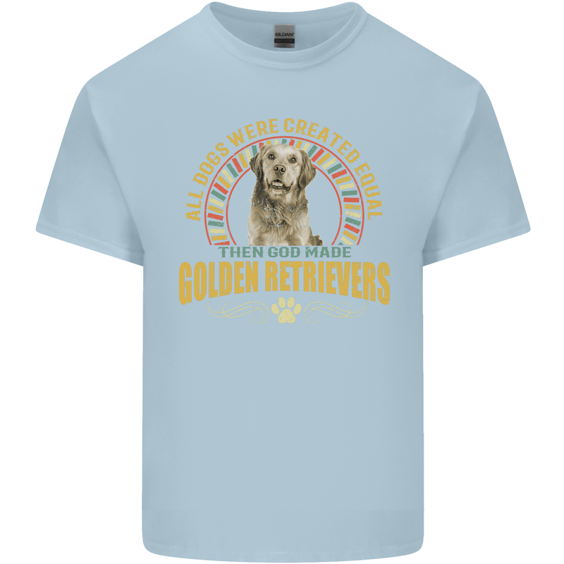 A Retriever Dog Kids T-Shirt Childrens Light Blue