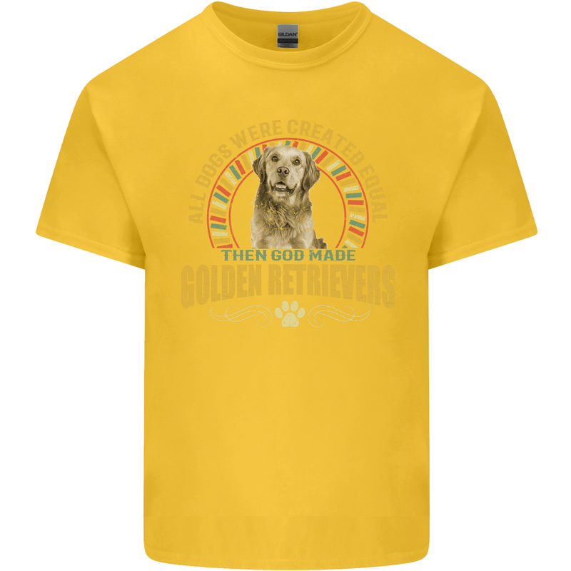 A Retriever Dog Kids T-Shirt Childrens Yellow