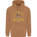 A Retriever Dog Mens 80% Cotton Hoodie Caramel Latte