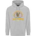 A Retriever Dog Mens 80% Cotton Hoodie Sports Grey