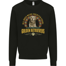 A Retriever Dog Mens Sweatshirt Jumper Black