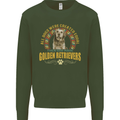 A Retriever Dog Mens Sweatshirt Jumper Forest Green