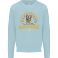 A Retriever Dog Mens Sweatshirt Jumper Light Blue