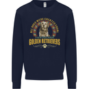 A Retriever Dog Mens Sweatshirt Jumper Navy Blue