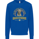 A Retriever Dog Mens Sweatshirt Jumper Royal Blue