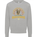 A Retriever Dog Mens Sweatshirt Jumper Sports Grey